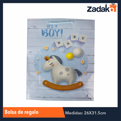 ZR-0016 BOLSA DE REGALO, CON 12 PZS, O CAJA CON 40 PQTS