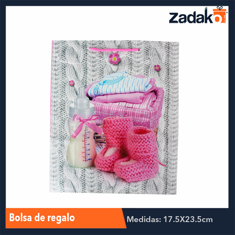 ZR-0017 BOLSA DE REGALO, CON 12 PZS, O CAJA CON 50 PQTS