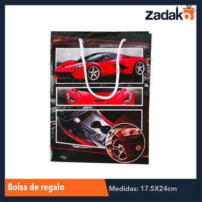 ZR-0021 BOLSA DE REGALO, CON 12 PZS, O CAJA CON 50 PQTS