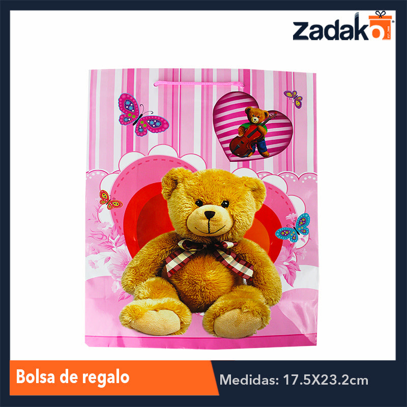 ZR-0025 BOLSA DE REGALO, CON 12 PZS, O CAJA CON 50 PQTS