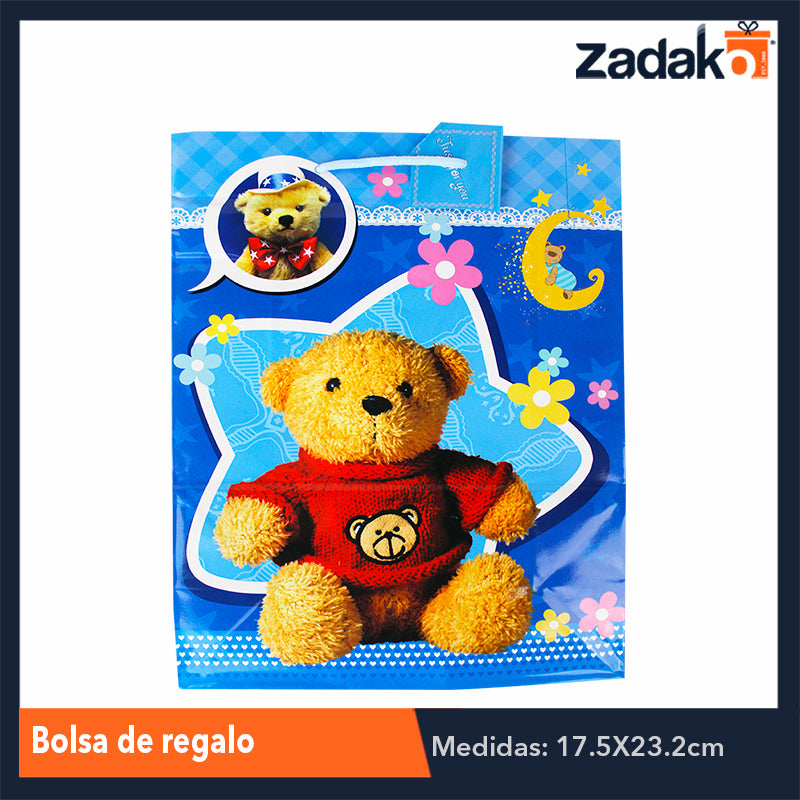 ZR-0025 BOLSA DE REGALO, CON 12 PZS, O CAJA CON 50 PQTS