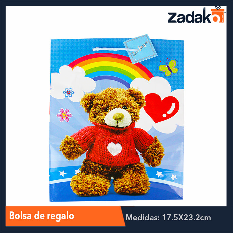 ZR-0025 BOLSA DE REGALO, CON 12 PZS, O CAJA CON 50 PQTS