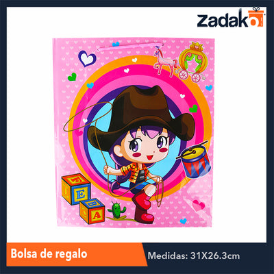 ZR-0030 BOLSA DE REGALO, CON 12 PZS, O CAJA CON 40 PQTS