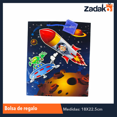 ZR-0031 BOLSA DE REGALO, CON 12 PZS, O CAJA CON 50 PQTS