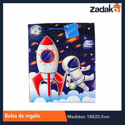 ZR-0031 BOLSA DE REGALO, CON 12 PZS, O CAJA CON 50 PQTS