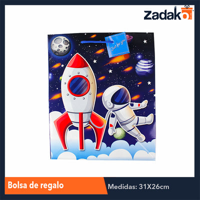 ZR-0032 BOLSA DE REGALO, CON 12 PZS, O CAJA CON 40 PQTS