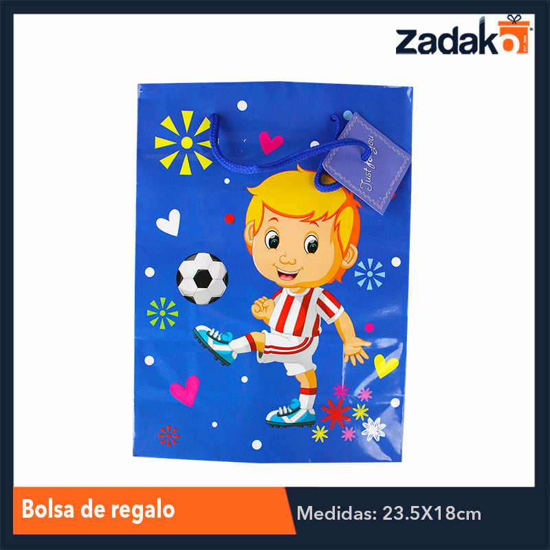 ZR-0033 BOLSA DE REGALO, CON 12 PZS, O CAJA CON 50 PQTS