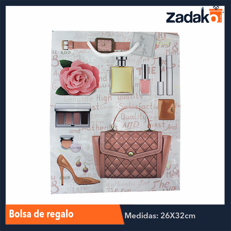 ZR-0036 BOLSA DE REGALO, CON 12 PZS, O CAJA CON 40 PQTS