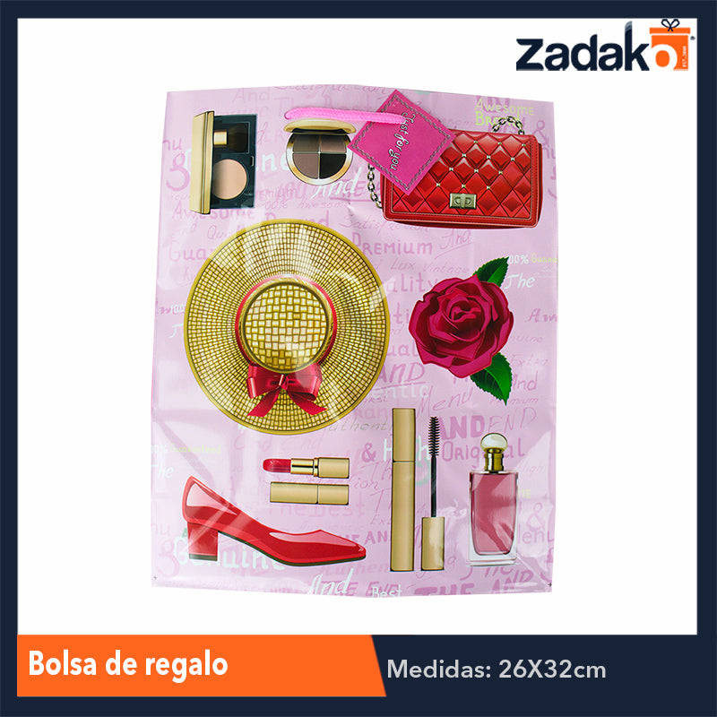 ZR-0036 BOLSA DE REGALO, CON 12 PZS, O CAJA CON 40 PQTS