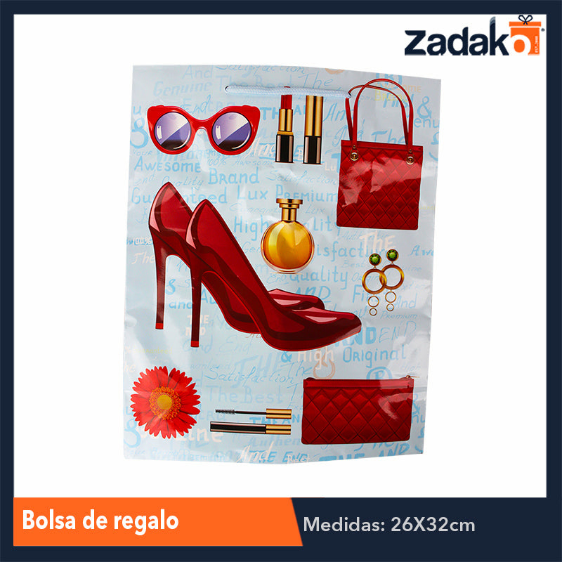 ZR-0036 BOLSA DE REGALO, CON 12 PZS, O CAJA CON 40 PQTS