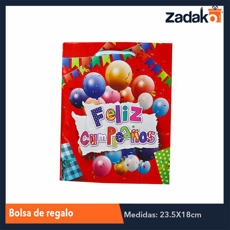 ZR-0039 BOLSA DE REGALO, CON 12 PZS, O CAJA CON 50 PQTS