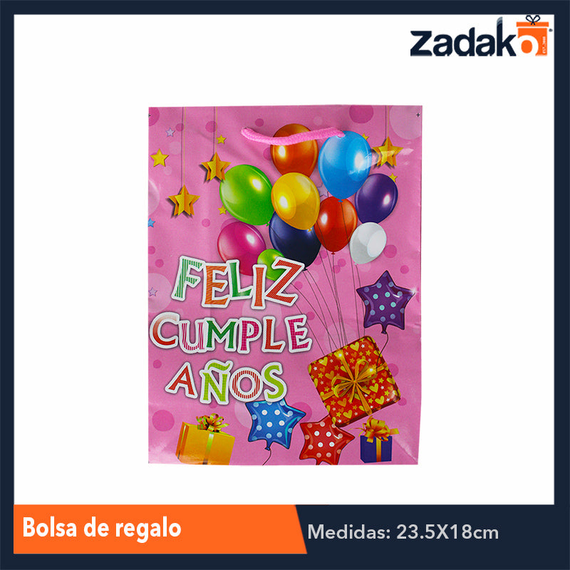 ZR-0039 BOLSA DE REGALO, CON 12 PZS, O CAJA CON 50 PQTS