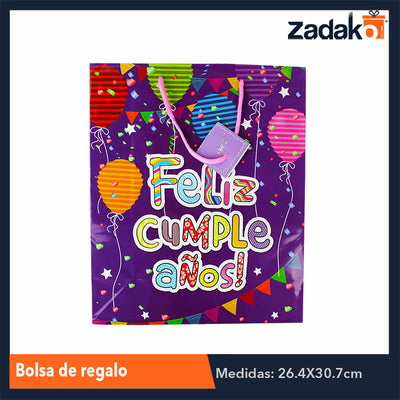 ZR-0040 BOLSA DE REGALO, CON 12 PZS, O CAJA CON 40 PQTS