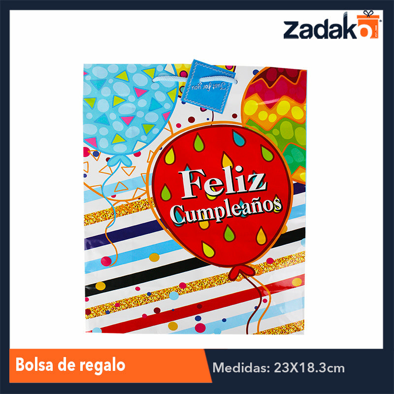 ZR-0041 BOLSA DE REGALO, CON 12 PZS, O CAJA CON 50 PQTS