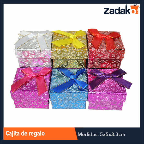 ZR-0003 CAJITA DE REGALO CON 24 PIEZAS, O CAJA CON 80 PQTS