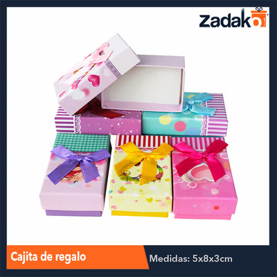 ZR-0006 CAJITA DE REGALO, CON 24 PZS, O CAJA CON 60 PQTS