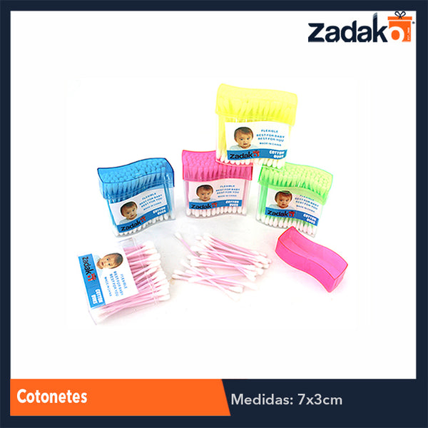 ZH-0033 COTONETES CON 12 PIEZAS, O CAJA CON 20 PQTS