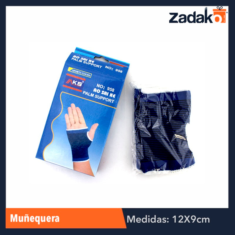 ZA-0003 MUÑEQUERA ELASTICA, CON 1 PZ O CAJA CON 240 PZS