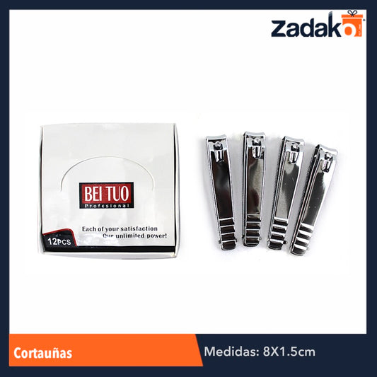 ZH-0004 CORTAUÑAS, CON 12 PIEZAS, O CAJA CON 50 PQTS