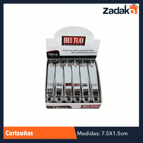 ZH-0001 CORTAUÑAS, CON 12 PZS, O CAJA CON 50 PQTS