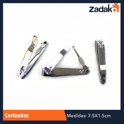 ZH-0001 CORTAUÑAS CON 12 PIEZAS, O CAJA CON 50 PQTS