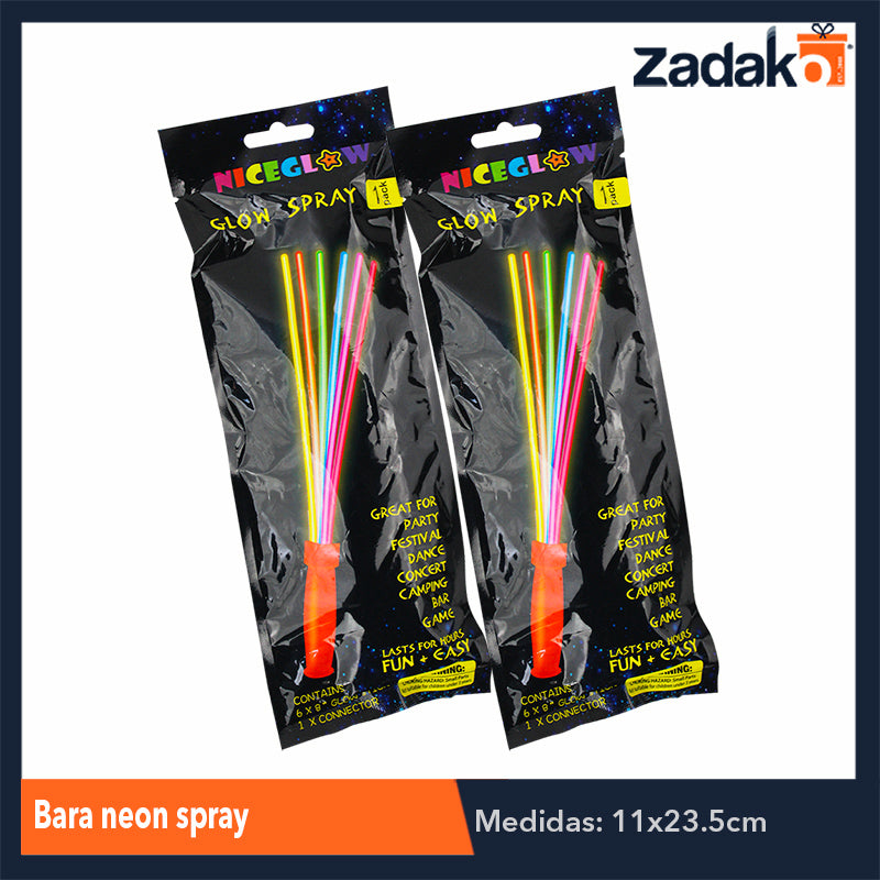 ZFI-0060 VARA NEON SPRAY, CON 1 PZ O CAJA CON 360 PZS