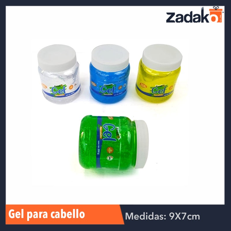 GEL DONATELLA  250 GR, CON 1 PZ O CAJA CON 60 PZS