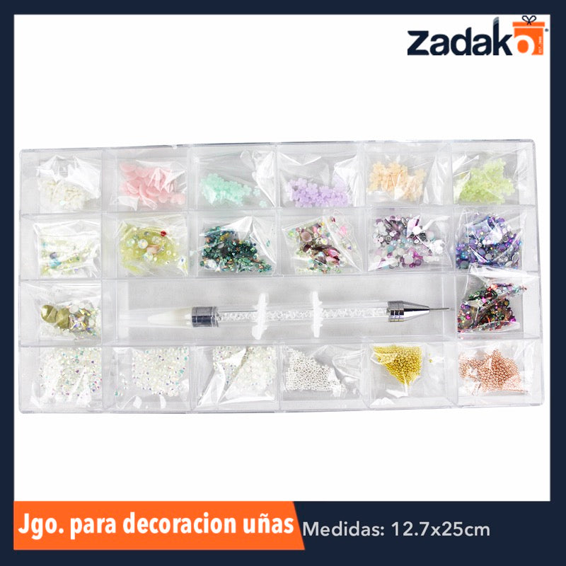 KM200 JGO PARA DECORACION DE UÑAS, CON 1 PZ O CAJA CON 60 PZS