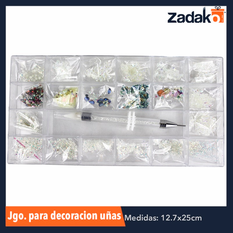 KM200 JGO PARA DECORACION DE UÑAS, CON 1 PZ O CAJA CON 60 PZS