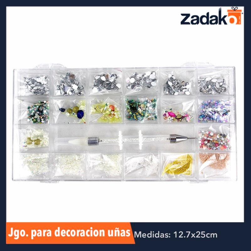 KM200 JGO PARA DECORACION DE UÑAS, CON 1 PZ O CAJA CON 60 PZS