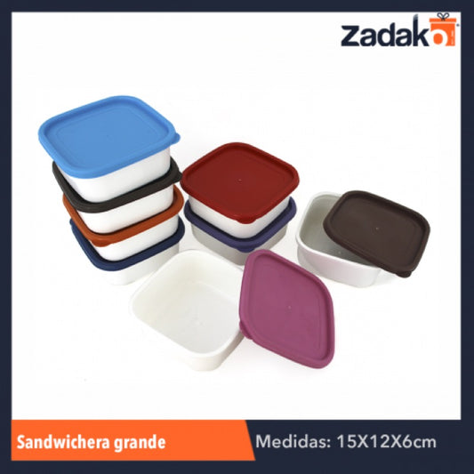 1802 SANDWICHERA GDE 750 MLS, CON 1 PZ O CAJA CON 100 PZS