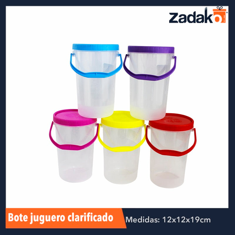 BOTE JUGUERO CLARIFICADO 1.5LT, CON 1 PZ O CAJA CON 50 PZS