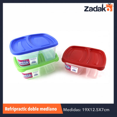 REFRI PRACTIC DOBLE MEDIANO 1LT, CON 1 PZ O CAJA CON 15 PZS