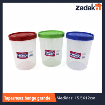 TAPARROSCA BONGO GRANDE 1.27LT, CON 1 PZ O CAJA CON 20 PZS