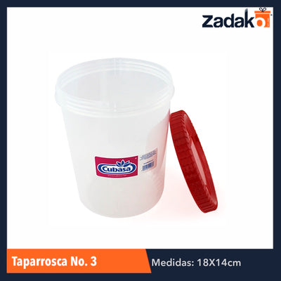 TAPARROSCA NO.3 2.1LT, CON 1 PZ O CAJA CON 10 PZS