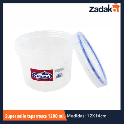 SUPER SELLO TAPARROSCA 1,2LT, CON 1 PZ O CAJA CON 15 PZS