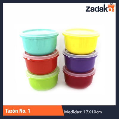 TAZÓN HERMÉTICO NO.1 C/TAPA CAP.1.3LT, CON 1 PZ O CAJA CON 25 PZS