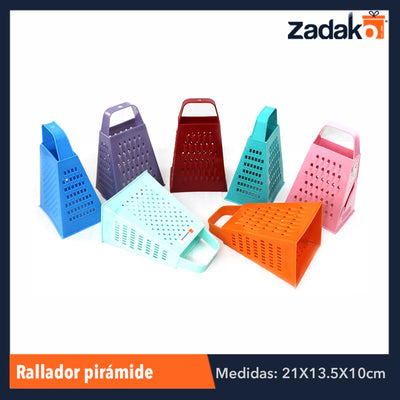 RALLADOR PIRAMIDE, CON 1 PZ O CAJA CON 45 PZS