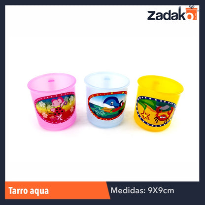 TARRO AQUA, CON 1 PZ O CAJA CON 180 PZS
