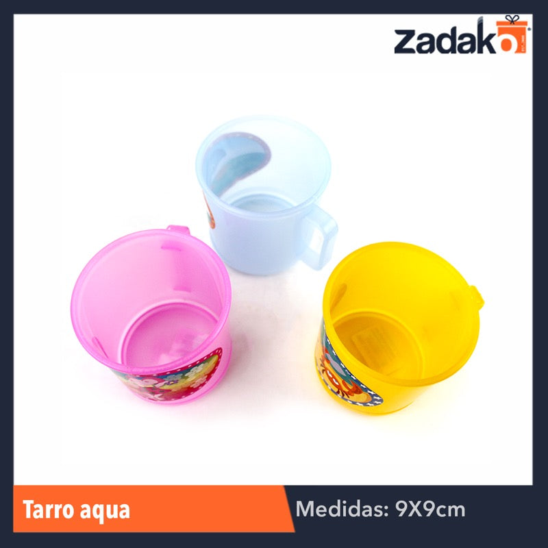 TARRO AQUA, CON 1 PZ O CAJA CON 180 PZS