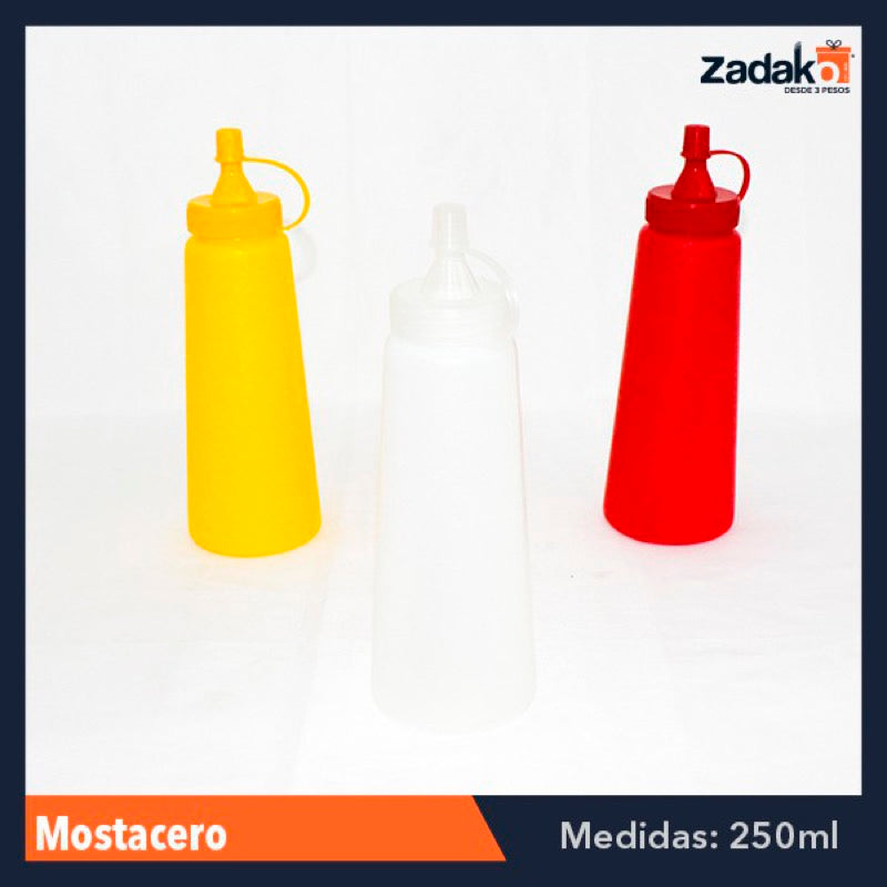 MOSTACERO 250 ML, CON 1 PZ O CAJA CON 100 PZS