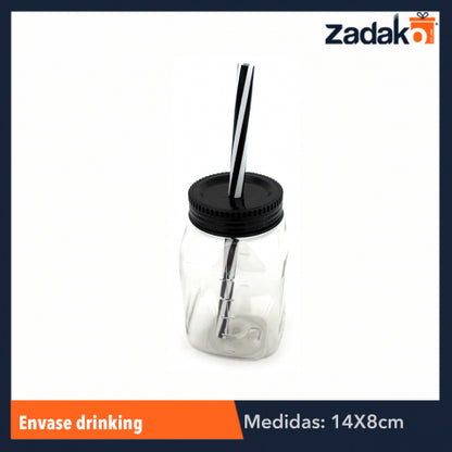 ENVASE DRINKING 600 ML , CON 1 PZ O CAJA CON 105 PZS