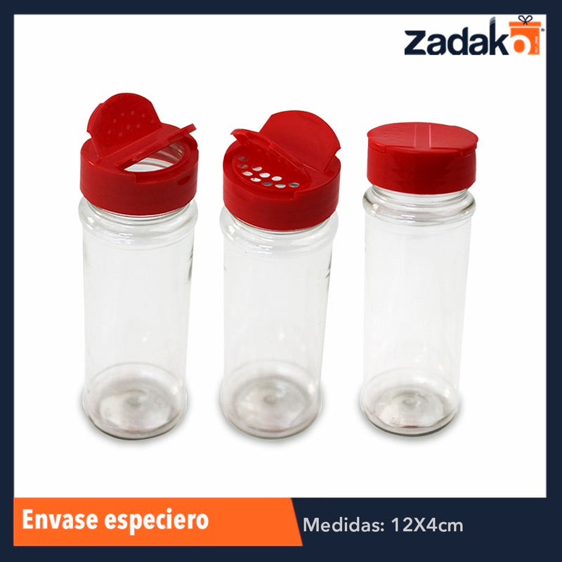 ENVASE ESPECIERO , CON 1 PZ O CAJA CON 220 PZS