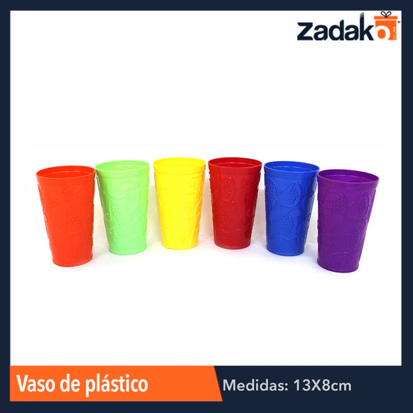 AL-0005A VASO DE PLASTICO, CON 1 PZ O CAJA CON 360 PZS
