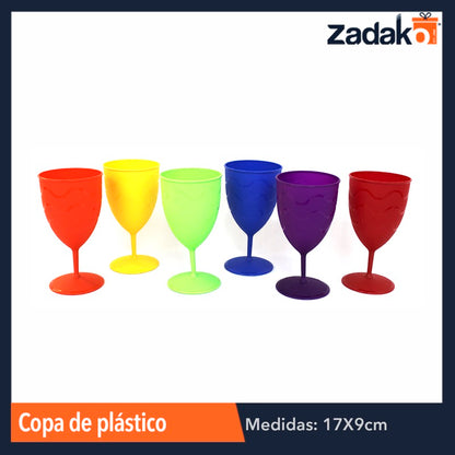 AL-0051 COPA DE PLASTICO, CON 1 PZ O CAJA CON 56 PZS