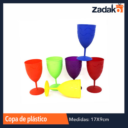 AL-0051 COPA DE PLASTICO, CON 1 PZ O CAJA CON 56 PZS