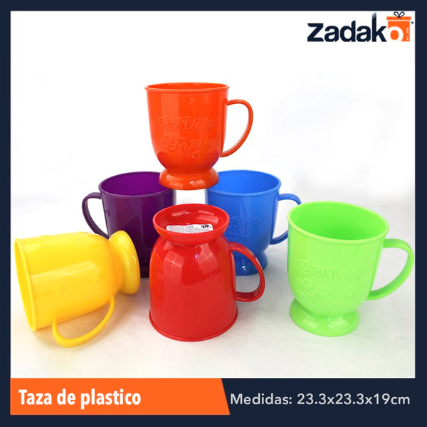 AL-0226B TAZA DE PLASTICO, CON 1 PZ O CAJA CON 90 PZS