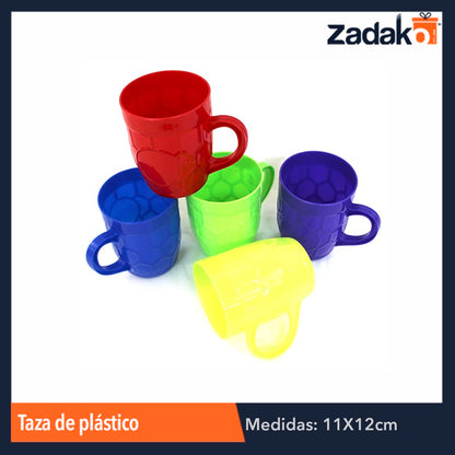 AL-0251 TAZA DE PLASTICO  CON 1 PZS O CAJA CON 54 PAQ