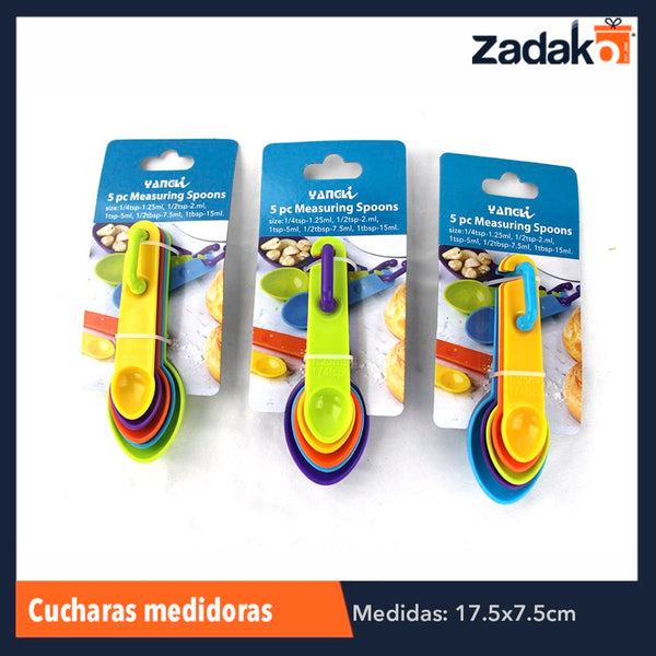 AZ-2505 CUCHARAS MEDIDORAS DE PLASTICO, CON 1 PZ O CAJA CON 288 PZS