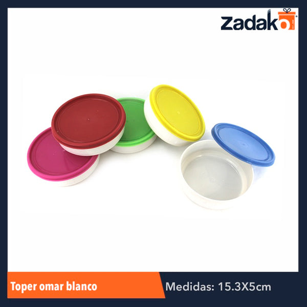N-GPM-2588  TOPER OMAR BLANCO, CON 1 PZ O CAJA CON 80 PZS